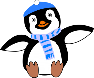 a winter penguin